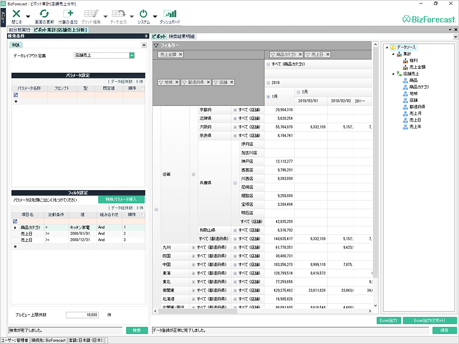 2. Pivots⁄OLAP Function