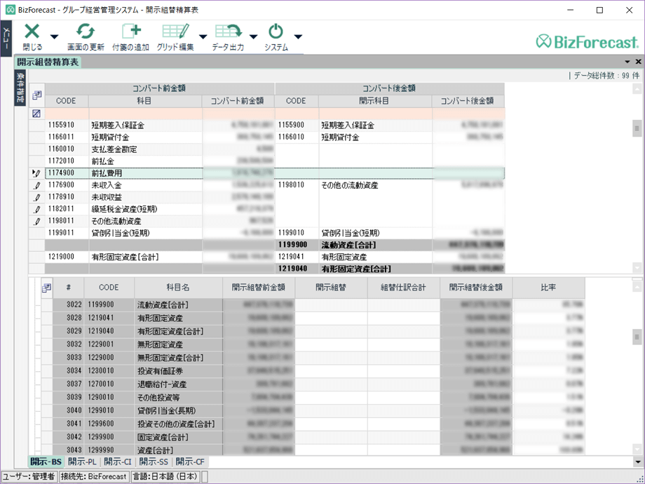 Reclassified Journal Registration and Reclassified Worksheet for Disclosure